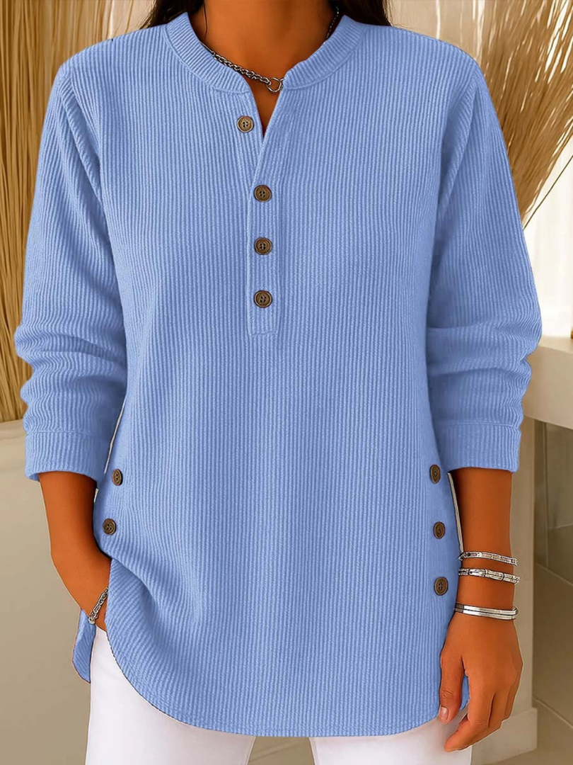 Mila | Tunika Henley z Guzikami