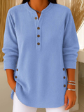Mieke | Henley-tuniek met knopen