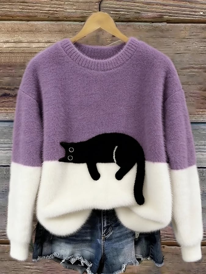 Elegancki Sweter w Kotki