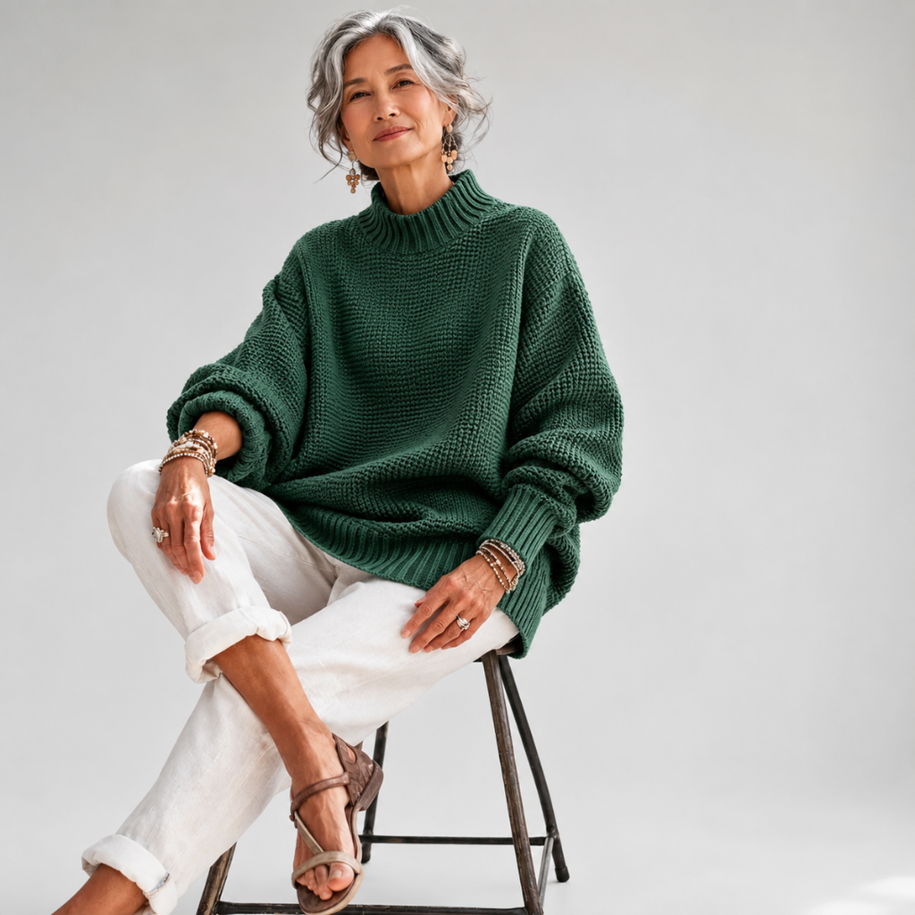Barbara™ | Sweter Dzianinowy