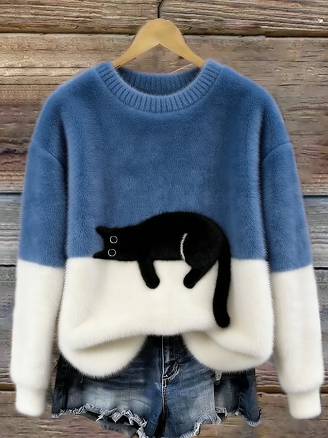 Elegancki Sweter w Kotki