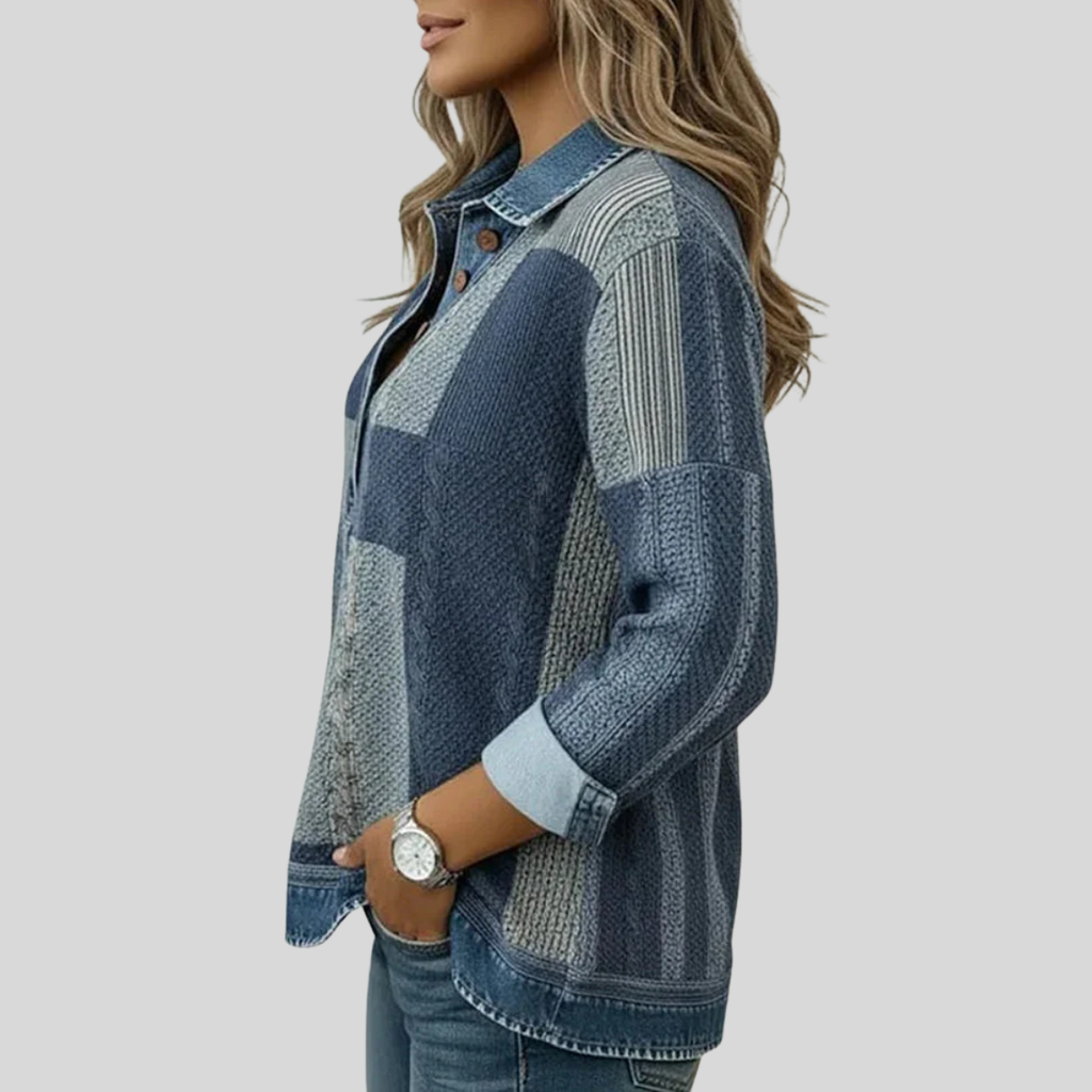 Marcelina | Sweter w Kolorowe Bloki
