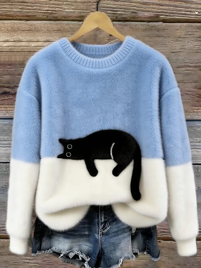 Elegancki Sweter w Kotki