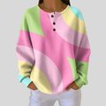 Laura | Bluza w Abstrakcyjny Wzór
