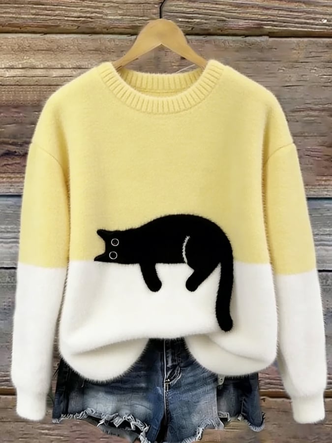 Elegancki Sweter w Kotki