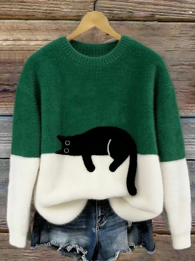 Elegancki Sweter w Kotki