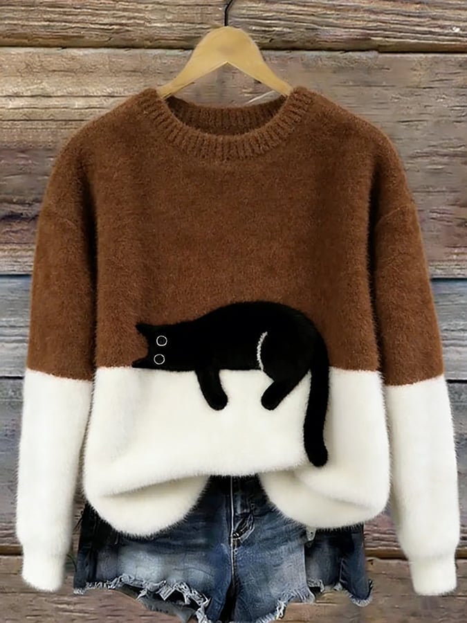 Elegancki Sweter w Kotki