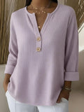 Aaltje | Top met Henley-knopen