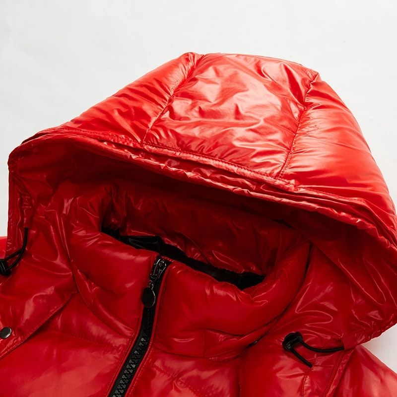 Krzysztof | Pikowana Kurtka z Połyskiem