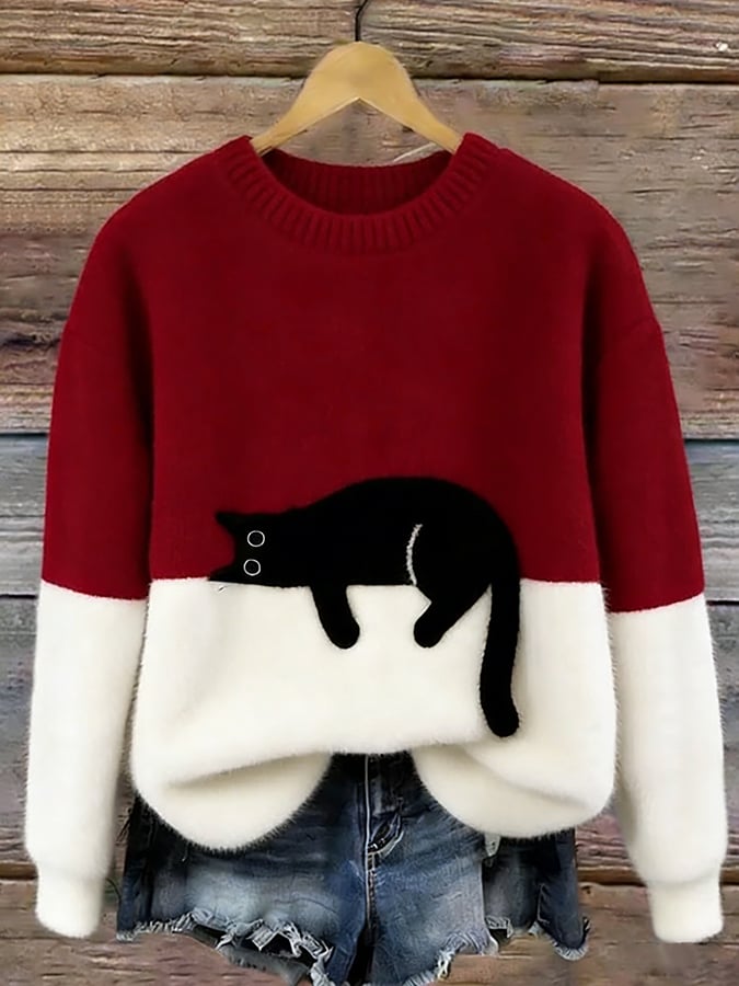 Elegancki Sweter w Kotki