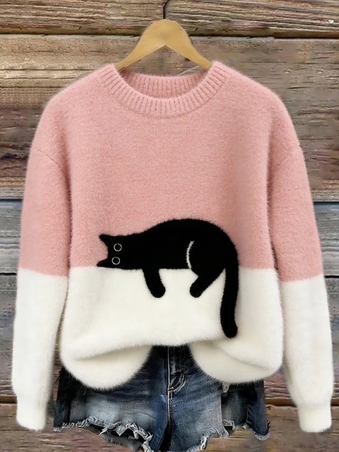 Elegancki Sweter w Kotki