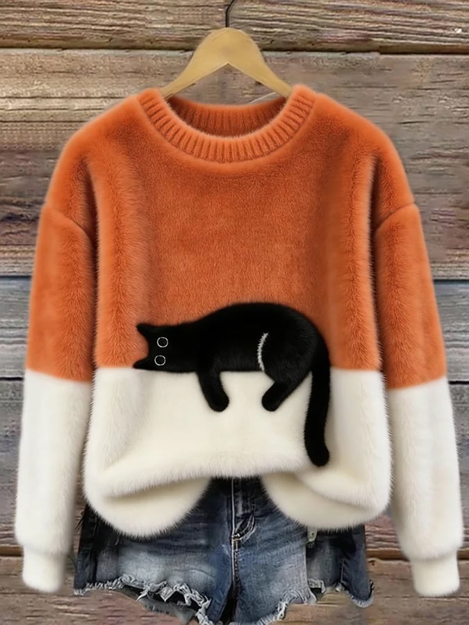 Elegancki Sweter w Kotki