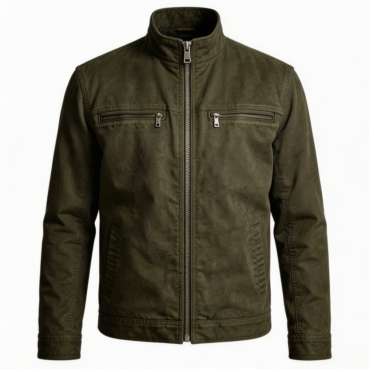 Kacper | Vintage Field Jacket w Oliwkowej Zieleni